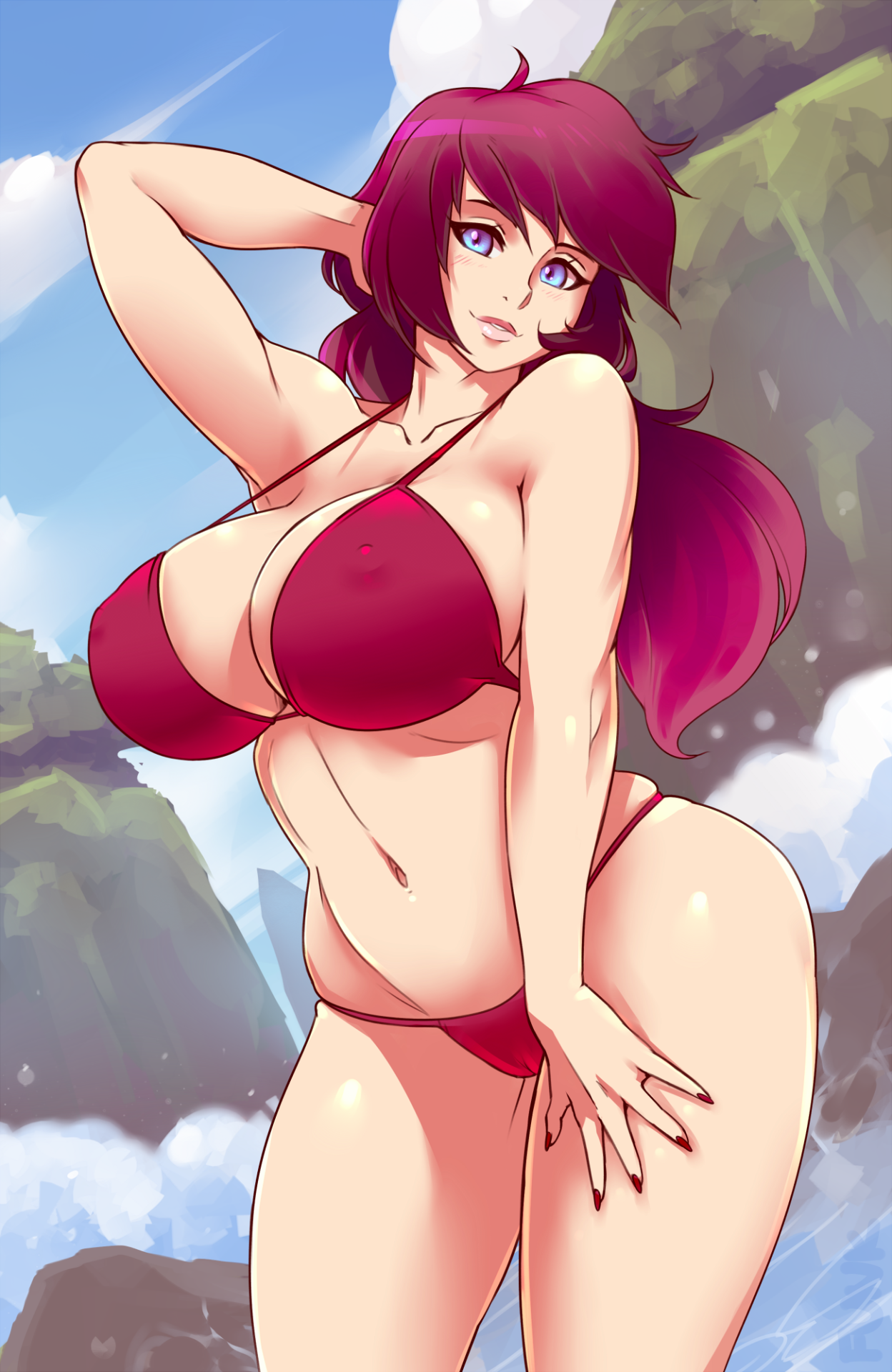 therealfunk:  Birthday pic for Sol of his OC Ryo because it’s his birthday! Happy