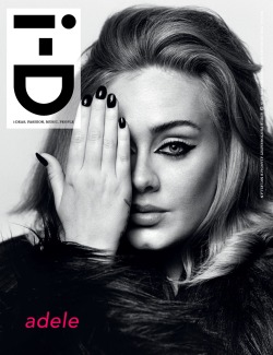 rarnon:  adele on the cover of i-D magazine 