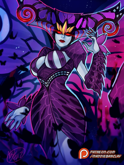 mad-maddie:  Madama Butterfly from Bayonetta! my giant demon butterfly wifePATREON