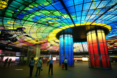 Place: Dome of Light (located at Formosa Boulevard Station)City: KaohsiungCountry: Taiwan