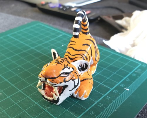 abby-howard:I made a tiger