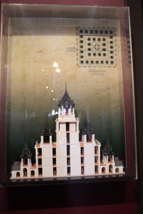 Exhibition: the Splendor of Loha Prasat in the first floor. 