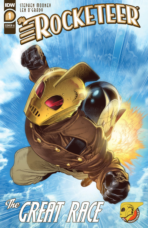 The Rocketeer: The Great Race #1 (2022)Art by: Gabriel Rodríguez 