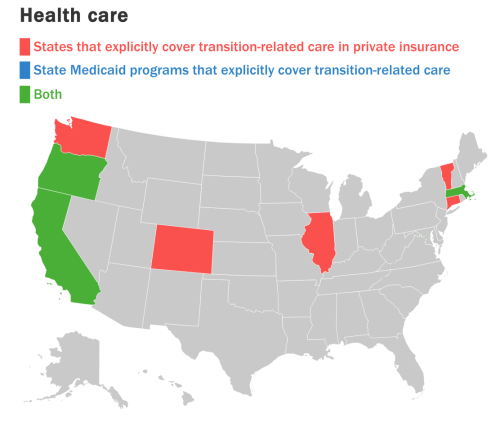 outforhealth:  Teaming up with the National Center for Transgender Equality, Vocativ built a state-by-state map of transgender rights across the country. While we are making progress, there’s still a long way to go. Click through for maps of hate crimes