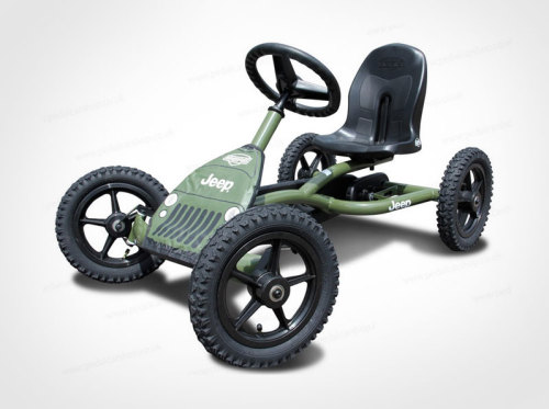 odditymall:  This Junior Jeep Pedal Go-Kart is perfect for your young child to have some fun on, or 