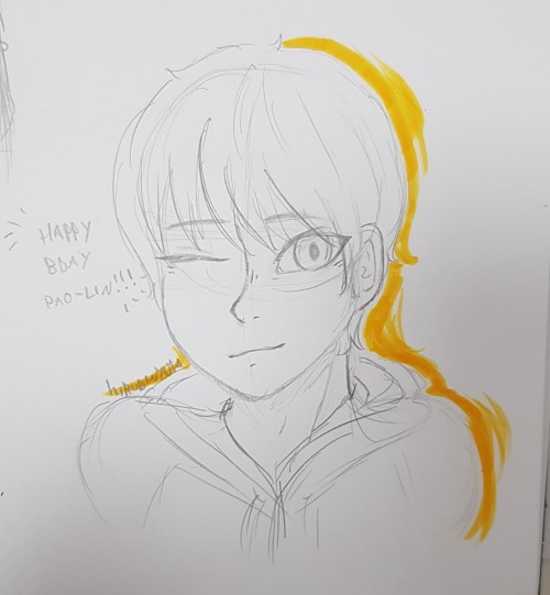 Didn't Really Have Time To Properly Draw Today, But Squeezed In A Little Doodle Of Her In Between Classes