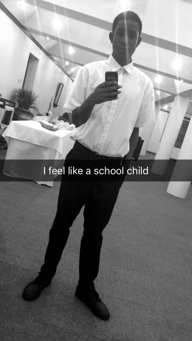 Selfie at work