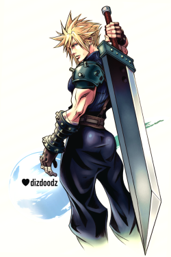 dizdoodz:  Finished Cloud picture and first of a series. A series which I will call, Boys, Butts and Blades and will repeat monthly. Hi-res file of this and NUDE VERSION available at the end of the month @ my Patreon!