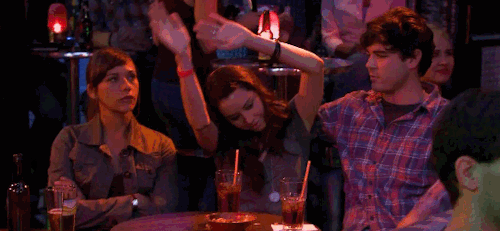 parksandfluff:  April + watching Andy sing