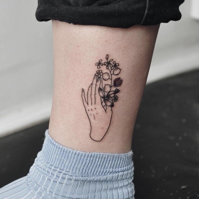 Small rabbit tattoo on the ankle Tattoo artist  Official Tumblr page  for Tattoofilter for Men and Women