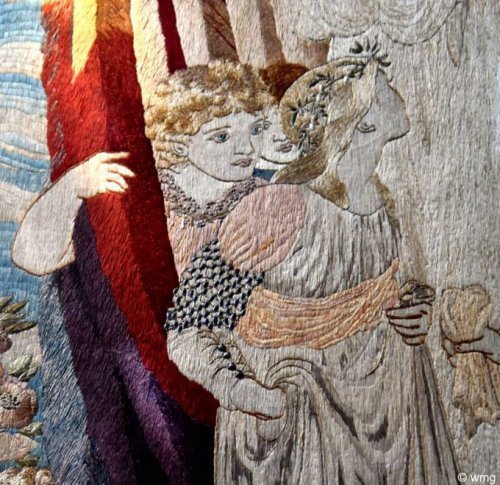 indigodreams:Embroidery designed by E. Burne-Jones, detailSt Andrew Mell@pacoulmag