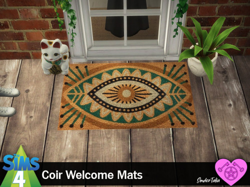 Coir Welcome MatsSims 4, base game compatible30 swatches | Found in rugs | 20 Simoleons To find quic