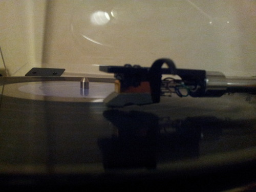 our-exploration:  My bedroom stereo set up. Vintage audio all the way. Huge train enthusiast. 1970s General Motors showroom designs for new future of the railway diesel engines. Very rare hand drawn prints. Only three left to exist. Marantz 2238 - JVC
