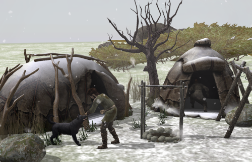 hodgekiss:Dawn of Man Huts, Houses and Tents!Let me keep this short - here are 7 new tent meshes and