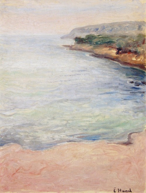 Some Munch’s paintings of the Mediterranean …- Trees by the Mediterranean  1892  Galerie výt