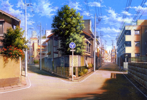 artbooksnat:  Background art work for the film The Girl Who Leapt Through Time (時をかける少女), with art direction and background art by Nizo Yamamoto.