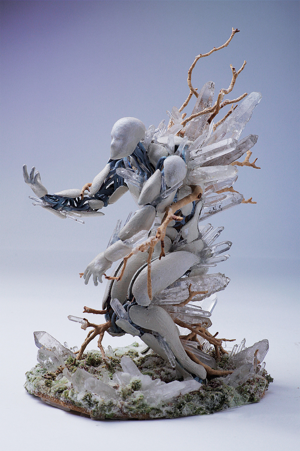 possit-de-tenebris:  dyepure:  itscolossal: Assembled Figurines by Garret Kane Appear