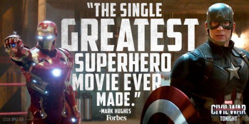 sammax88:Critics reviews of Captain America-Civil War