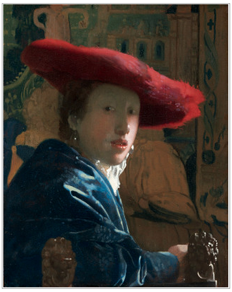 ~Vermeer~ The Girl with the Red Hat (1665-66)