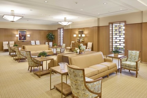 Inside the newly renovated Oakland California Temple of The Church of Jesus Christ of Latter-day Sai