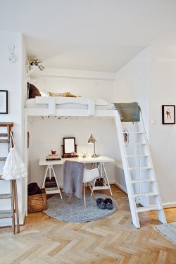 myidealhome:  clever solution for a very small flat (via PLANETE DECO)           