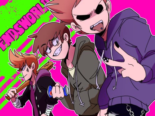 nicktoonsunite: i like edgy designs fight me Endsworld au by @drawinginterest