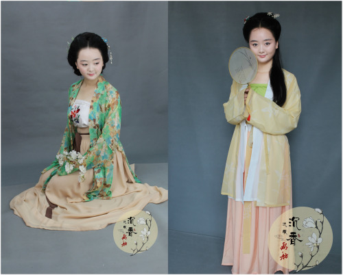 Traditional Chinese clothes, hanfu by 沉香画舫.  See previous post of 沉香画舫 HERE.  Their style tends to b