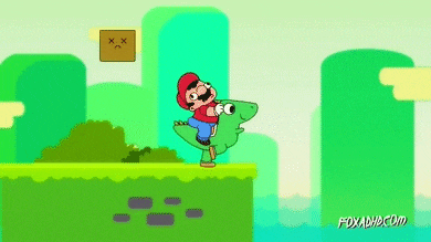 ragecomics4you:  Mario doing what has to be done sometimes.http://ragecomics4you.tumblr.com