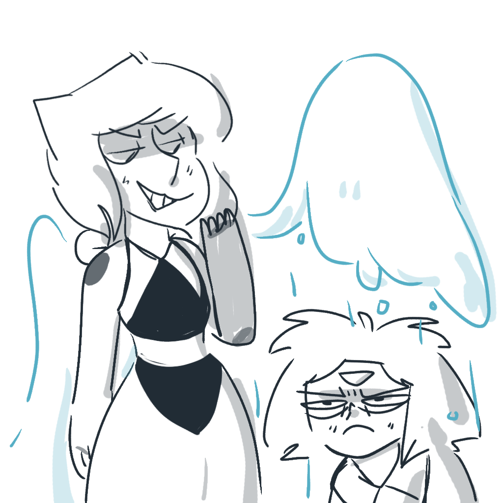 asktheblueoceangem:  when you lose a bet during a game of su themed CAH  wash u peridot