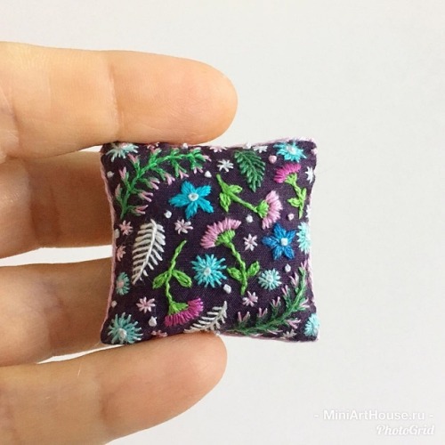 Miniature Embroidered Pillows