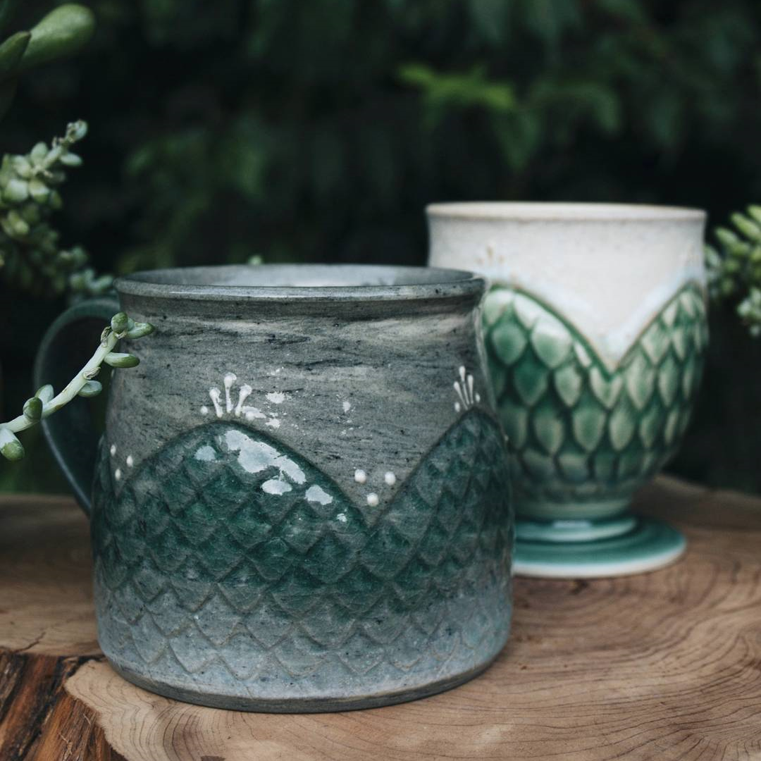 momofawitch:  sosuperawesome: Ceramics by HandToEarthCeramics on Etsy Browse more