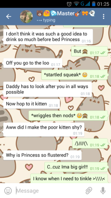 masters-kittengirl:  Daddy says I’m still