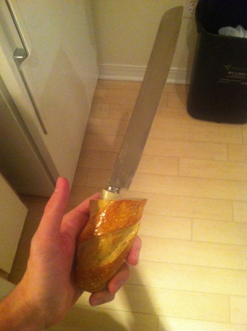 tiniestshorts:Bread knife porn pictures