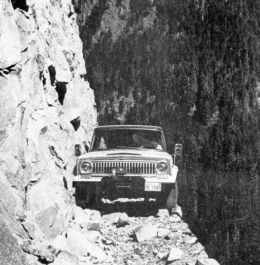 coloverado:  Nope.Black Bear Pass, Colorado.A  notorious jeep trail that starts from