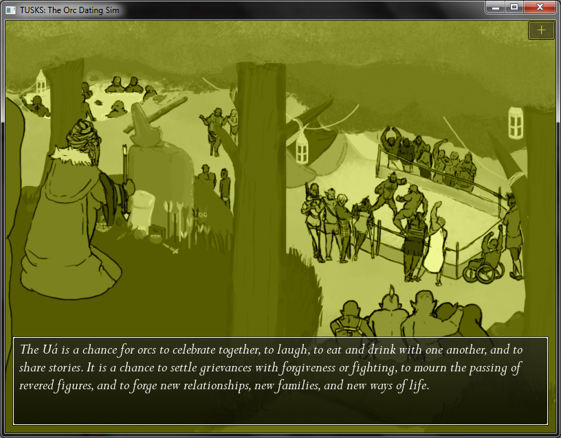 orcdatingsim:  TUSKS: THE ORC DATING SIM has a new demo,”The First Three Days”!