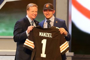 qsketches:  The Johnny Manziel mothership has finally landed in the NFL (in Cleveland, Ohio to be exact), and with it has come Manziel mania. In the week since “Johnny Football” was