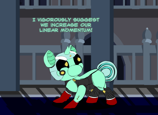 ask-omegacoder:  There is always a suit of armor getting in the way. We Repair Ponies