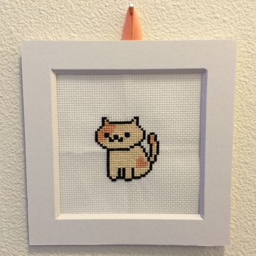 jumpingjacktrash:snailfishes:After a week of teasing, the Neko Atsume Cross Stitch Patterns are avai