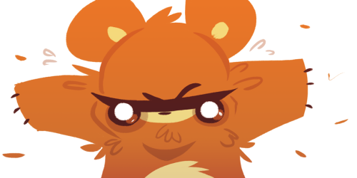 Grumbles received some slight color alterations - and a sans-outline style. It had been a while sinc