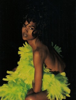 the-original-supermodels:  Vogue Italia (1990)Karen Alexander by Herb Ritts