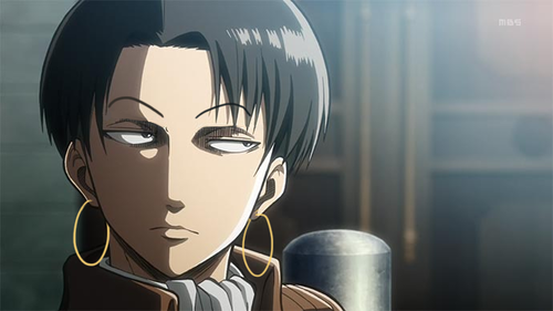 stoned-levi:  ask-a-real-life-marco-bodt:  stoned-levi:  ask-a-real-life-marco-bodt:  stoned-levi:  SnK au where everything’s the same except everyone has slightly higher arched eyebrows and big hoop earrings.   who needs 3d gear with eyebrow game like