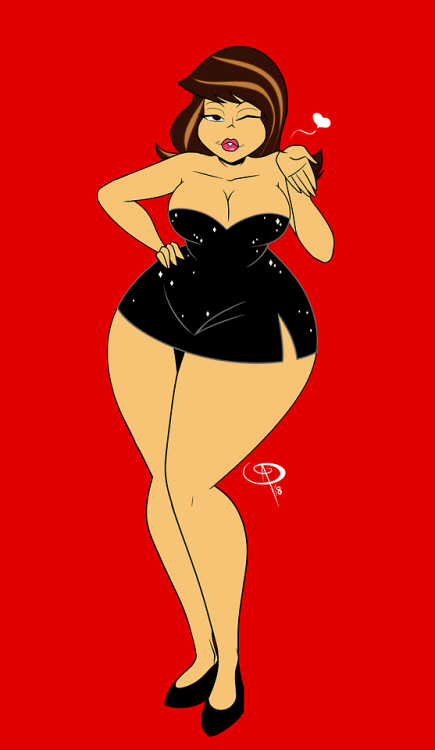 chillguydraws: BLOW You a Kiss Commission for @itsd-man featuring one of the backup singers from the Looney Tunes Show Merry Melodies’ Song BLOW MY STACK blowing a dynamite kiss.   ________________________________________________Support my Patreon