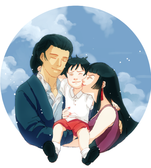 rispen-hortensie: A Father’s Day sketch with a father that might have been. I’ve drawn t