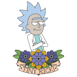 sandermetzijnlaptop:  Tiny Rick!   “Huntin’ a vampire with my grandkids!!”