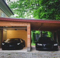 luxurysupercars:AVENTADOR & R8