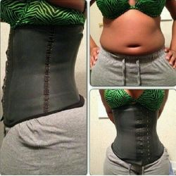wankaego:  Follow Shop Support @getmewaisted 👣👣👣 Let us help you get that waist snatched ladies! Black latex corsets only แ.99 http://ift.tt/1vE9osB http://ift.tt/1QtcHw3 
