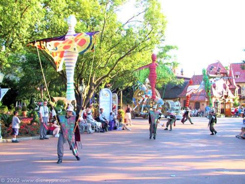 magicalfanaticism-blog: Tapestry of Dreams Parade at Epcot. This parade ran around the World Showcas