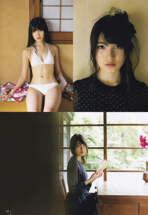kayamizu88:  HKT48 Yui Kojina “Karisome no Asaki Yumemishi” on UTB Magazine