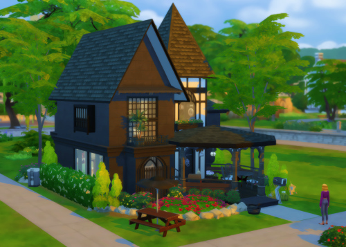 koisser:Lil Goth House - by Koisser i’ve been crying non stop about not feeling like a builder but t