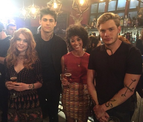shadowhuntersseries: Behind the scenes from the #ShadowhuntersSeason2 finale. What was your favorite